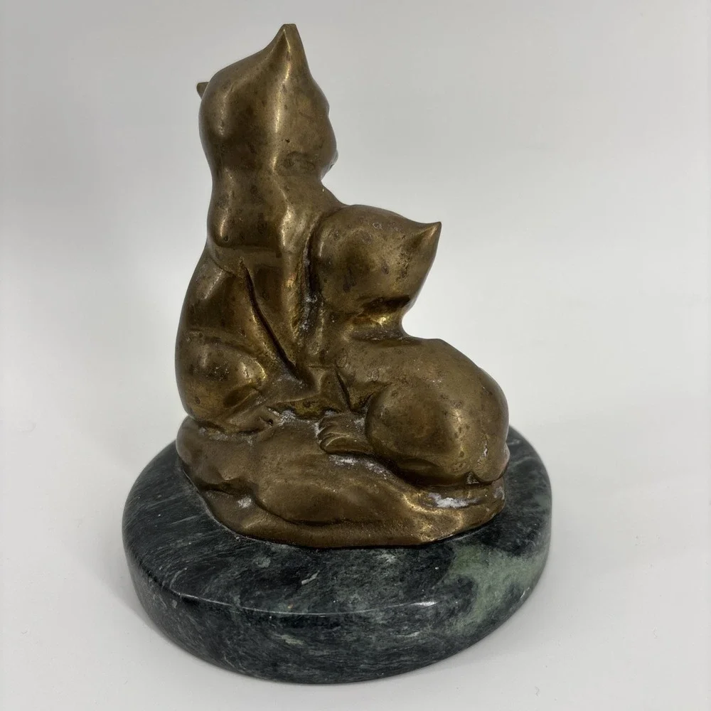 N/A brass cat